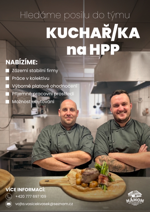 Hledáme posily do týmu